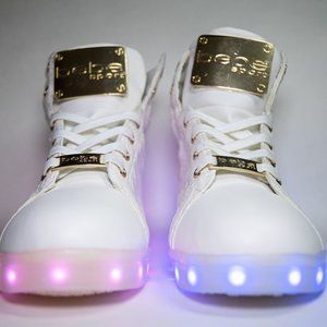 Bebe Sport -Flash- Women's Light-up Sneaker Size 8